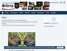 Tablet Screenshot of dpsg-winterscheid.de